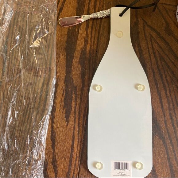 Wine bottle cheese server glass charcuterie board - Picture 6 of 8